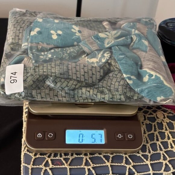 Kantha Bae Womens Blue Floral Silk Day Dreamer Mini Dress Free Size Boho Indie - Picture 16 of 16